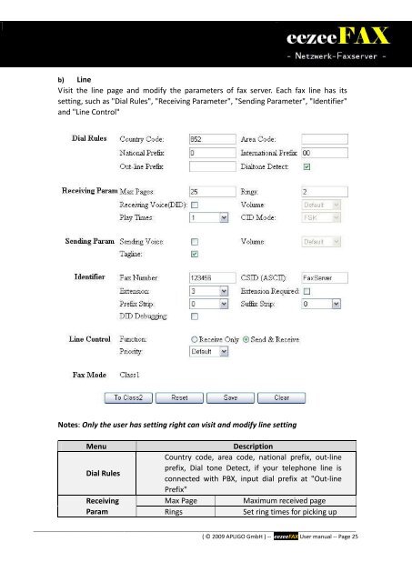 eezeeFAX User Manual as PDF-File