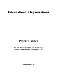 International Organizations Peter Fischer