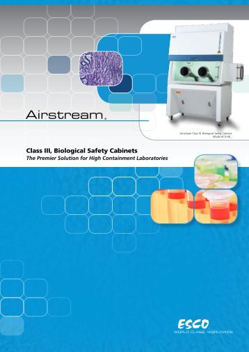 Class III, Biological Safety Cabinets