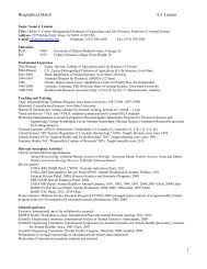 SUSAN J. LAMONT CURRICULUM VITAE EDUCATION AND ...