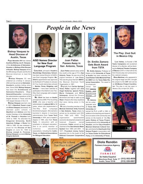 La Voz de Austin March 2010 inter.pdf - La Voz Newspapers