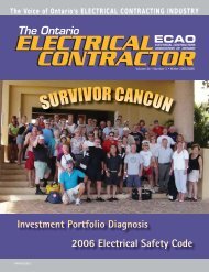VOR CANCUN - Electrical Contractors Association of Ontario