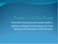 NEHA Powerpoint Presentation - Riverside County Department of ...