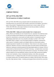 ADT and TOTAL WALTHER - TOTAL WALTHER GmbH