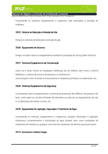 Manual de Registo e Controlo de Imobilizado CorpÃ³reo - ANA ...