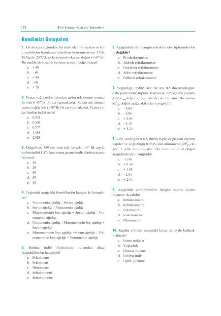 â¹Ã§indekiler - Anadolu Ãniversitesi