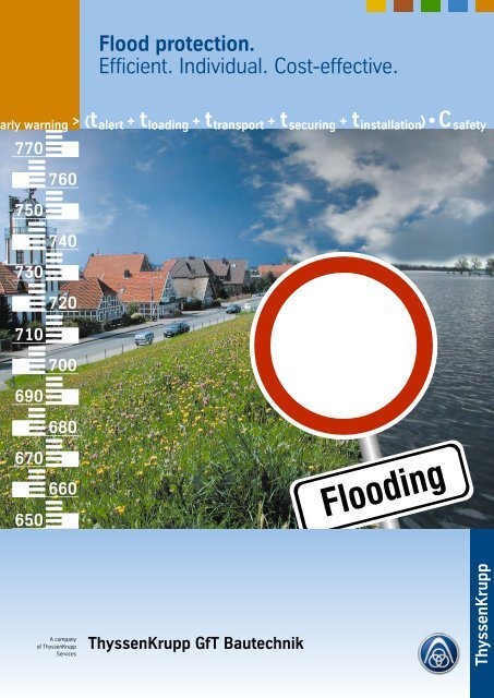 Flood protection. - Steelcom