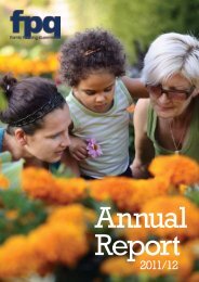 41st Annual Report 2011-2012 - Family Planning Queensland