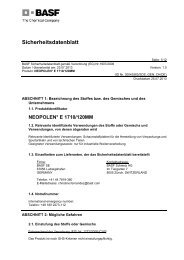 neopolen* e 1710/120mm - BASF Packaging Portal