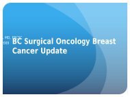 Breast Reconstruction - BC Cancer Agency