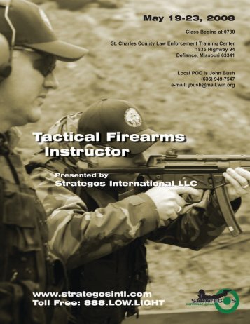 Instructor Flyer-December 2006.qxd - Strategos International