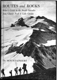 Routes and rocks; hiker's guide to the North Cascades from ... - USGS