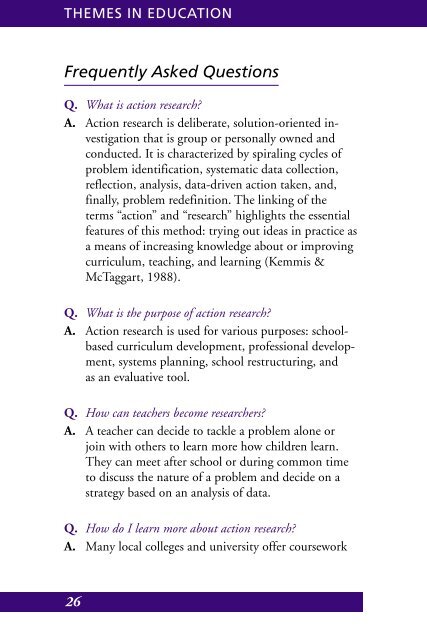 Action Research - The Education Alliance at Brown University