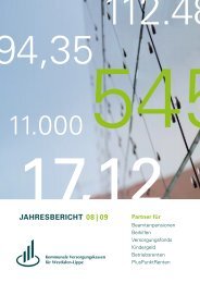 Jahresbericht 08 | 09 Partner für - kvw