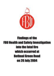 FBU Bethnal Green - Fire Brigades Union