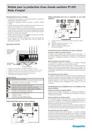 Module pour la production d'eau chaude sanitaire PS 005 ... - Sanidel