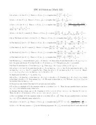 HW #3 Solutions (Math 323)