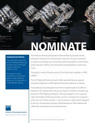 Print Nomination Guide (pdf) - American Planning Association