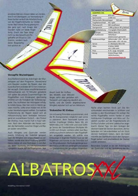 s30 Albatros XXL - Kuestenflieger