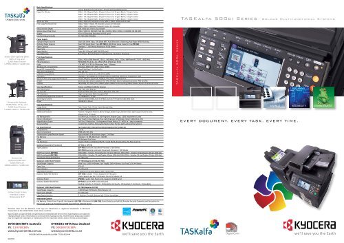 TASKalfa 500ci SERIES web.pdf - KYOCERA Document Solutions