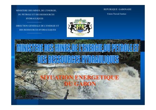 Situation énergétique au Gabon - RIAED