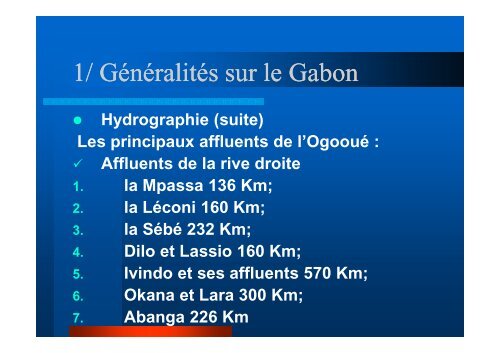 Situation énergétique au Gabon - RIAED