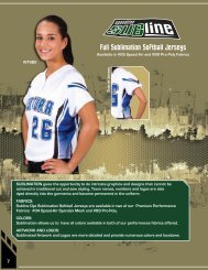 Full Sublimation Softball Jerseys - Speedline Athletic Wear