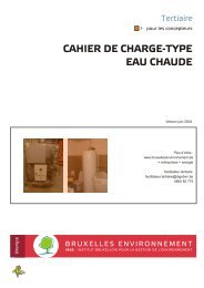 Cahier des charges type URE pour une installation de chauffage