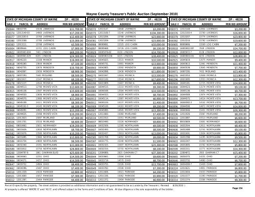 Properties Identified for Foreclosure - Bid4Assets.com