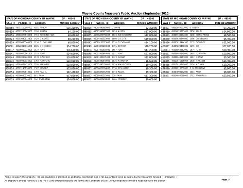 Properties Identified for Foreclosure - Bid4Assets.com