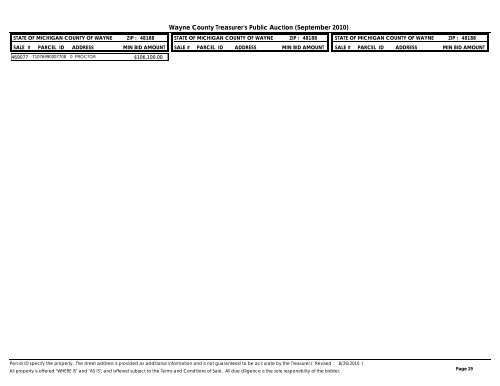 Properties Identified for Foreclosure - Bid4Assets.com