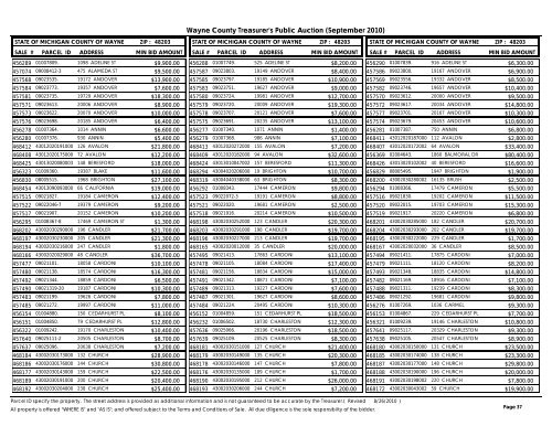 Properties Identified for Foreclosure - Bid4Assets.com