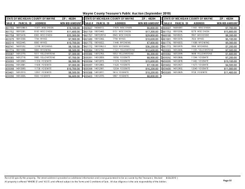 Properties Identified for Foreclosure - Bid4Assets.com