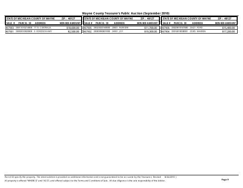 Properties Identified for Foreclosure - Bid4Assets.com