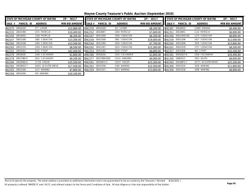 Properties Identified for Foreclosure - Bid4Assets.com