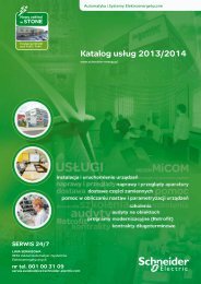 Katalog usÅug 2013/2014 - Schneider Electric Energy Poland Sp. z o.o.