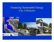 Financing Sustainable Energy Financing Sustainable Energy