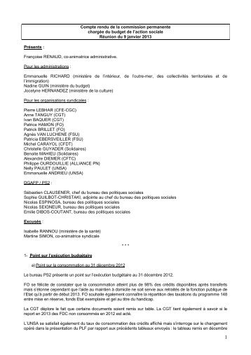 compte-rendu de la commission permanente du CIAS - SUP-Equip