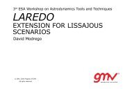 LAREDO: Extension of a RvD tool for Lissajous scenarios - ESA
