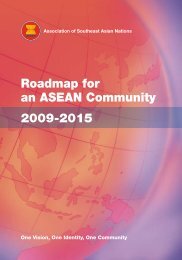 Roadmap for and ASEAN Community 2009-2015