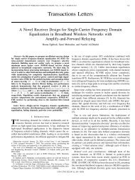 A Novel Receiver Design for Single-Carrier Frequency Domain ...