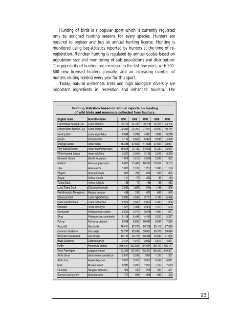 BIOLOGICAL DIVERSITY IN ICELAND - Convention on Biological ...