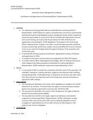 ACMP Handbook Contracting Officer's Representative (COR) - U.S. ...