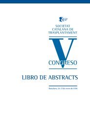 CONGRESO GRESO - Societat Catalana de Trasplantament