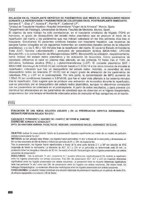 CONGRESO GRESO - Societat Catalana de Trasplantament
