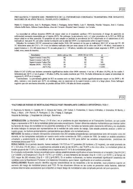 CONGRESO GRESO - Societat Catalana de Trasplantament