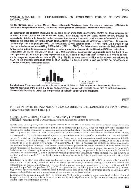 CONGRESO GRESO - Societat Catalana de Trasplantament