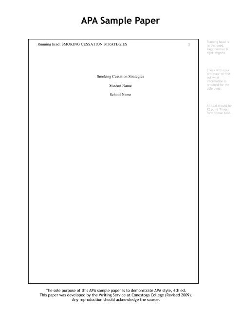 apa research paper format sample pdf