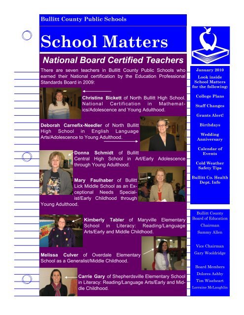 School Matters - Bullitt County Public Schools
