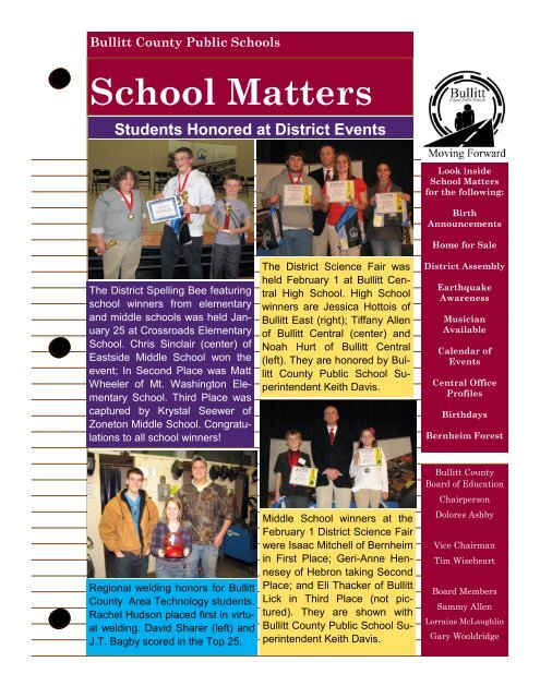 School Matters (February 2011) - Bullitt County Public Schools